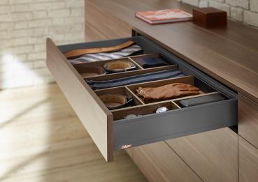 AMBIA-LINE Rahmen, für LEGRABOX/MERIVOBOX, Holzdesign, NL=450 mm, Breite=200 mm, ZC7S450RH2